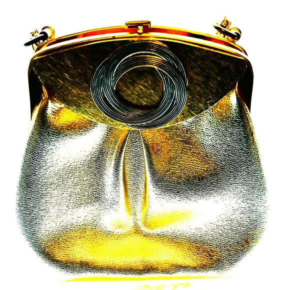 Vintage 1970s Gold Evening Clutch – Ingledew’s - Picture 2 of 10